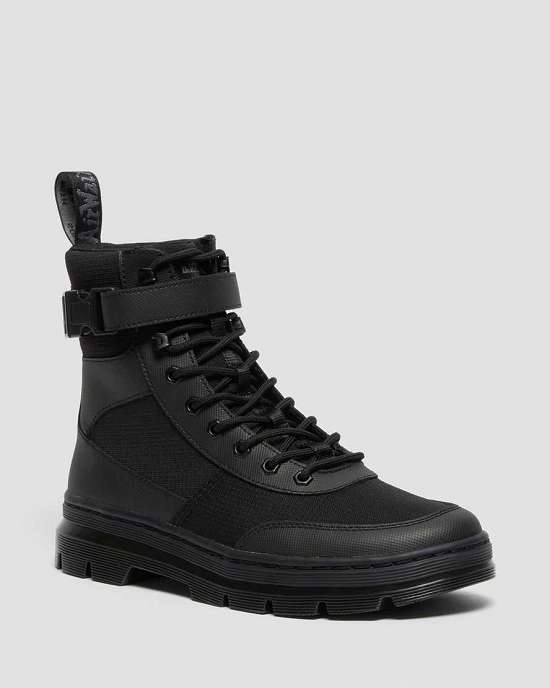 Botas Negras Dr. Martens Combs Ii Tech Utility Mujer Negros MX-58960